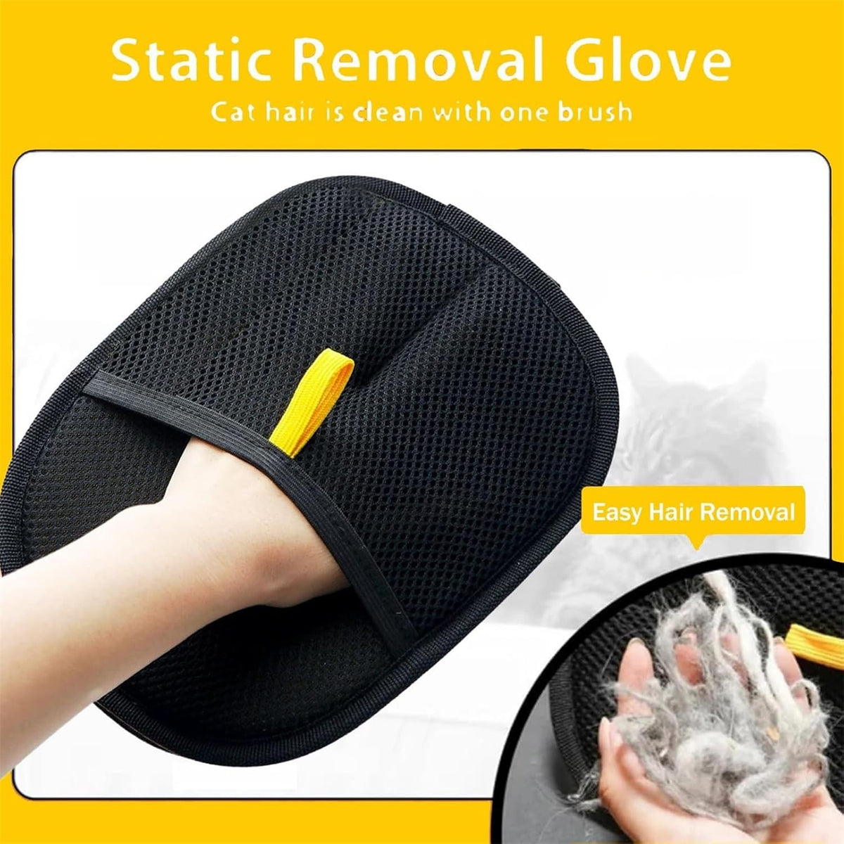Pet Hair Cleaning & Grooming Gloves