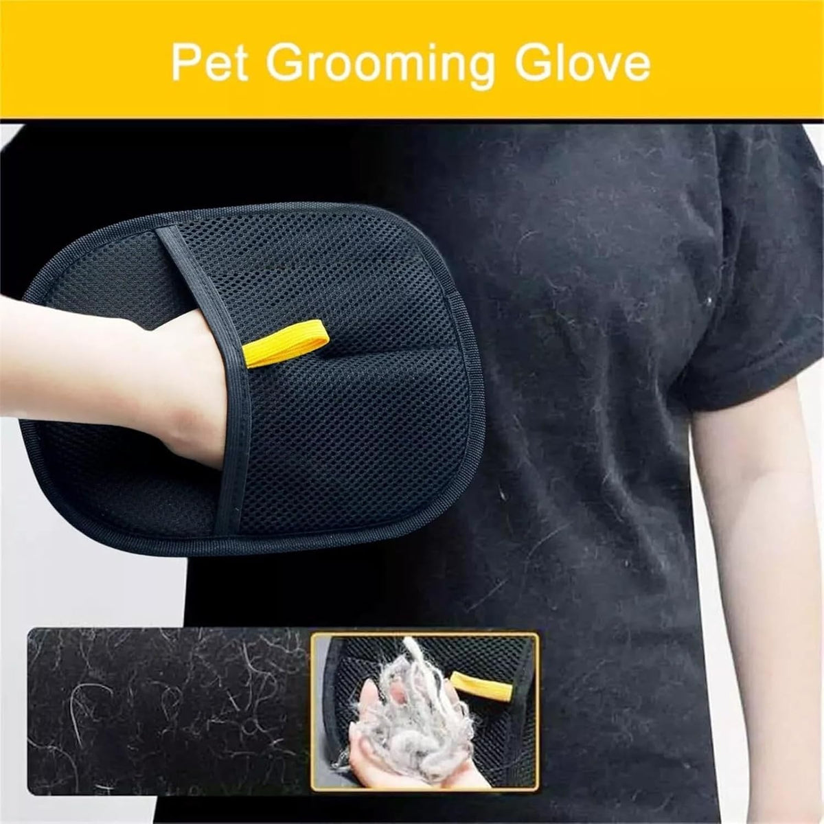 Pet Hair Cleaning & Grooming Gloves